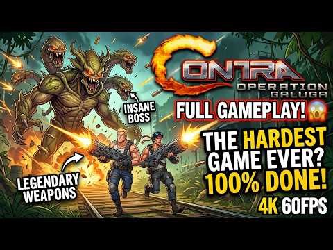 Contra Operation Galuga Full Gameplay Walkthrough HD