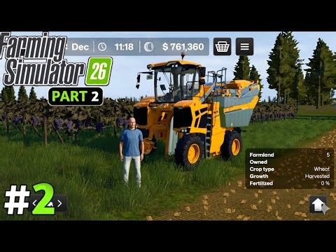 Fs26 Part 2 | How to cultivate grapes 🍇