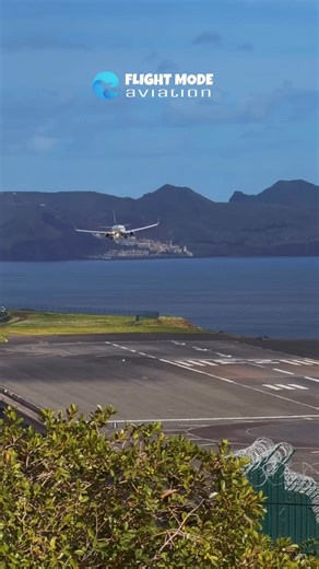 Flight Mode Aviation on Instagram: "Runway 23 in use at Madeira International Airport @ryanair with a great landing . #aviationdaily #aviation #madeiraairport #airplanes #ryanair"
