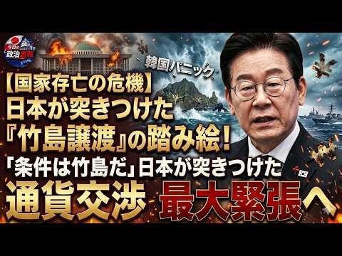 【日韓激震】韓国パニック拡大か…日本の「竹島条件」で日韓関係はついに臨界点へ【激震】竹島問題で高市政権が一線を引いた日 日韓外交はもう元に戻らない