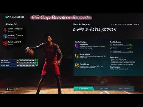 *Best* Cap Breaker Build for guards in NBA 2k27