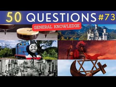 The General Knowledge Quiz #73 ¦ 50 Trivia Questions - Pub Quiz