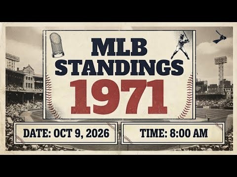 MLB STANDINGS OCT 8 2026| MLB STANDINGS, RESULTS & POINTS UPDATES