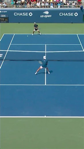 Kei Nishikori's last INCREDBILE shot at the US Open! 🔥