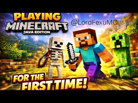 I played minecraft java edition for first time....Video #1....