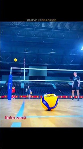 The CURVIEST Volleyball Hit Ever! 😱 Practice vs Match Highlights 🔥 #volleyballworld #volleyball