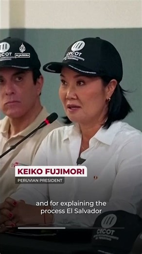 Fujimori tours El Salvador mega-prison with hopes to build one in Peru | AJ #shorts