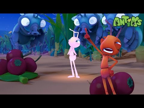 Glow-in-the-Dark Trouble | Joey & Boo vs the Spider! | Antiks | Kids Cartoons | Party Playtime!