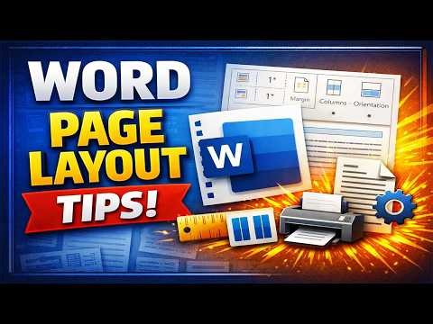 Microsoft Word Page Layout Tutorial for Beginners (Step-by-Step)