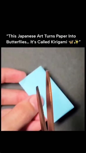 Globe Mosaic on Instagram: "This is called Kirigami (Japanese art), where you can create beautiful art like butterflies. 😍🦋 an artist performing Kirigami, a traditional Japanese art form that combines paper folding and precise cutting to create intricate designs. Unlike Origami, which strictly forbids cutting, Kirigami relies on extreme precision and the use of fine-tipped scissors or craft blades to remove sections of paper, resulting in delicate, lace-like patterns or symmetrical figures. Th