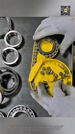 Inside the Precision Assembly Process of Heavy-Duty Roller Bearings #engineering