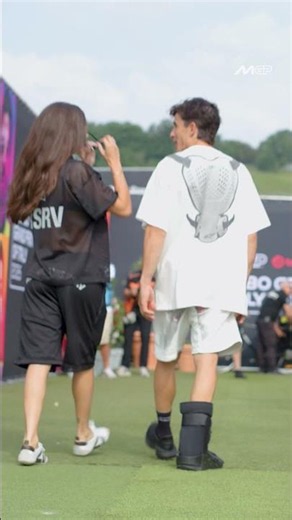 Marc Marquez returns to the paddock with a protective boot! 👀