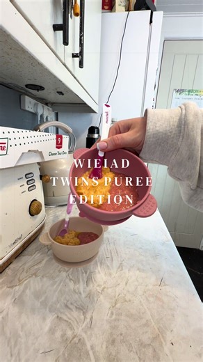 Baby Weaning: 8-Month Twin Puree Meal Ideas