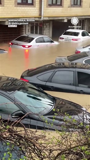 Russia hit by devastating flash flood destroying homes