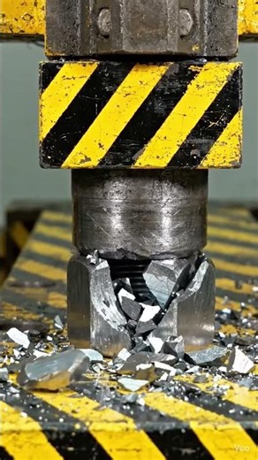 “Can this steel nut survive 100 TON pressure? 😳💥”