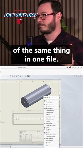 Ever hear of "Family" Tables in SOLIDWORKS Design? #solidworkstraining #solidworks #solidworks2025