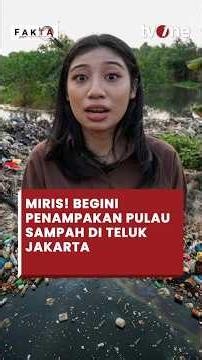 Heartbreaking! This Is the Sight of a Trash Island in the Waters of Jakarta