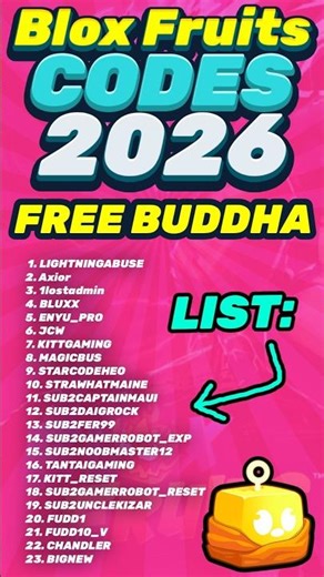 *NEW* BLOX FRUITS 2026 WORKING CODE LIST! (ROBLOX BLOX FRUITS 2X EXP & RESET)