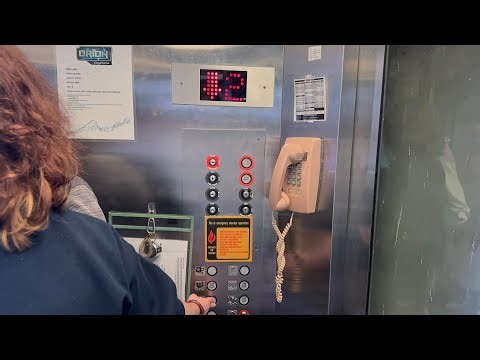 Haushahn Traction Elevator at Eiffel Tower- Kings Island- Mason, OH, USA