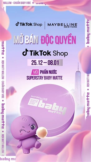 Mới! Phấn Nước Superstay 24H Baby Matte Sale Độc Quyền