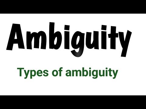 Ambiguity in linguistics || types of ambiguity || phonological ambiguity & Grammatical ambiguity ||
