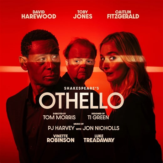 @bromsgrovearts on Instagram: "An ‘electrifying star-studded’ (⭐⭐⭐⭐ Mail on Sunday) new production of Shakespeare’s OTHELLO is coming to our big screen, from 4th March (3 screenings lined up). Starring David Harewood, Toby Jones, Caitlin FitzGerald, Vinette Robinson & Luke Treadway, book now at: https://bromsgrovearts.org.uk/events/ #OTHELLOinCinemas"