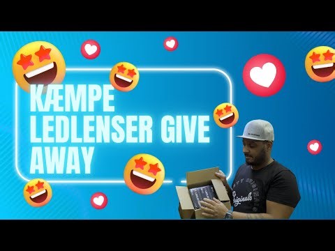 Kæmpe ledlenser Give Away