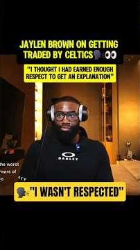 Jaylen Brown feels DISRESPECTED🗣