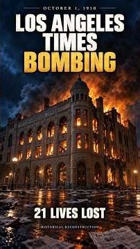 Los Angeles Times Bombing, 1910: The Night 21 Lives Were Lost
