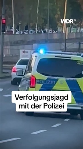 Der Zivilpolizist wurde leicht verletzt und musste in ein Krankenhaus. #Polizei #Verfolgung #Dortmund #Verfolgungsjagd #WDR