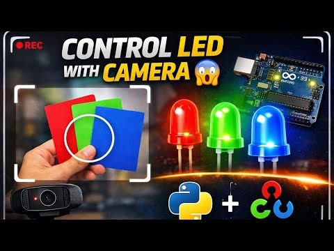 OpenCV + Arduino RGB LED Control 🔥 | Python Color Detection Project (Beginner to Pro)