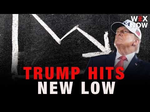 Trump’s approval rating reaches new low despite midterm campaign push