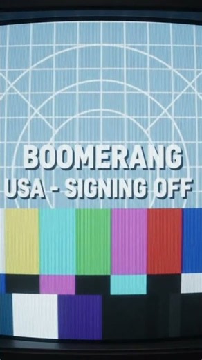 Boomerang Cartoon Network Analog Sign-Off (Nostalgia)