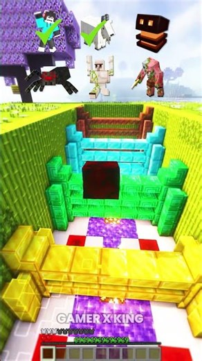 Which Minecraft MOBS Make HIGH Jump 🤔.... #minecraft #shorts