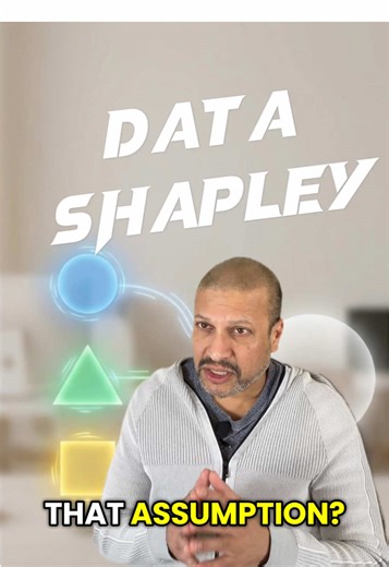 We like to say “data is data” and that scale fixes everything. This skit questions that assumption using recent work on Data Shapley. By measuring how each training example actually affects validation loss during training, researchers found that some data helps, some is redundant, and some actively hurts performance. Removing negatively contributing data led to faster convergence with equal or better results. Paper: arXiv:2406.11011