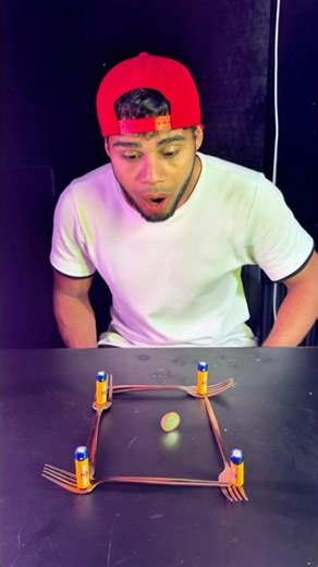 Pinhas + garfos + 1 moeda =????