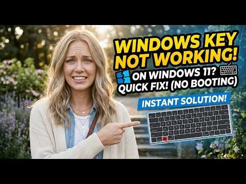 windows key not working in windows 11