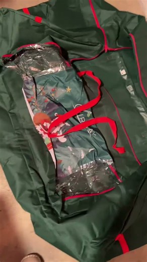 Christmas tree storage bag that you should grab before they sell out! THROW OUT THE BOX!