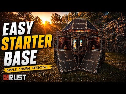 The PERFECT Easy To Build Solo/Duo Base - 20+ Rockets - Simple & Strong - RUST (2026)