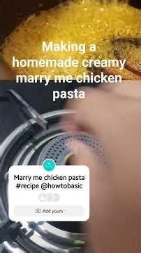 How to make a creamy homemade marry me chicken pasta recipe #marrymechickenpasta ‪@HowToBasic‬
