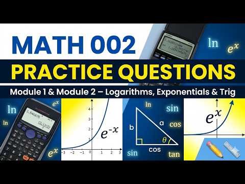 MATH 002 - Module 1 & 2 - Practice Questions