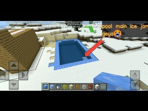 How to Build a Swimming Pool in Minecraft । Maine Craft Main Swimming pool #Day 1