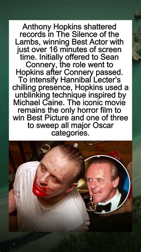 Silence Lambs Oscar Records #AnthonyHopkins #SilenceOfTheLambs #HannibalLecter #OscarRecords