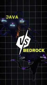 WITHER STORM BEDROCK VS WITHER STORM JAVA #minecraft #bedrock #mods #addons #shorts