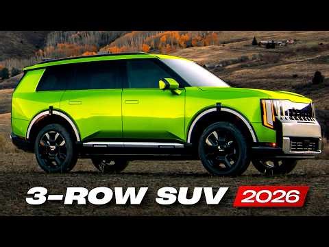 Top 10 New Large SUVs with 3-Row Seating for 2026-2027 (Interior & Exterior Overview)