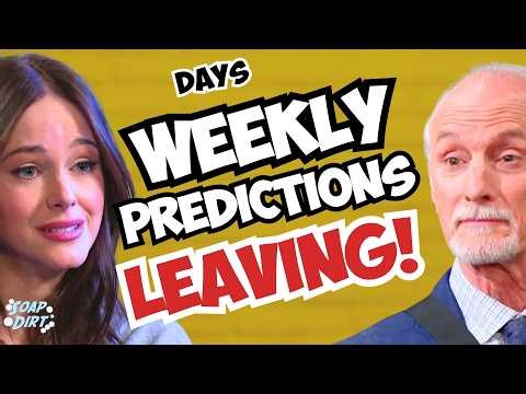 Days of our Lives Weekly Predictions: Stephanie LEAVES & Rolf Cooks NEW CURE | Soap Dirt