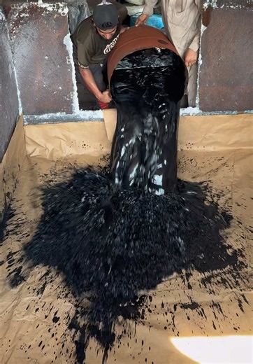 Making Giant Black Foam Blocks — Amazing Factory Process