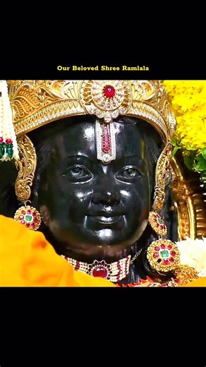Divine Shringar Darshan Of Shree Ramlalla🌹#ayodhya #ramlala #shreeram #ramram #shorts #viralvideo