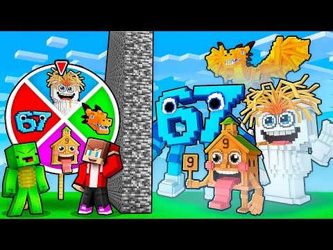 JJ and Mikey: ITALIAN BRAINROT ROULETTE BATTLE in Minecraft - Maizen