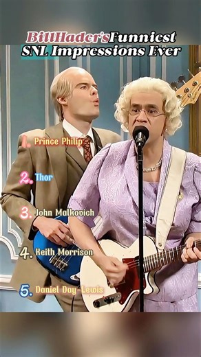 Bill Hader's Funniest SNL Impressions Ever. #celebrity #funny #fyp #snl